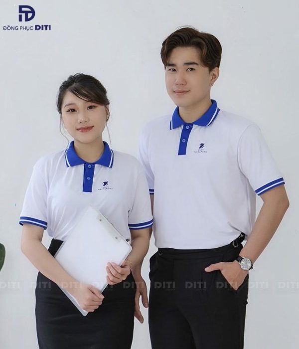 Áo Polo đồng phục VNPT màu trắng