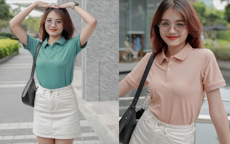 200 mẫu đồng phục áo thun có cổ đẹp, bền, năng động bạn