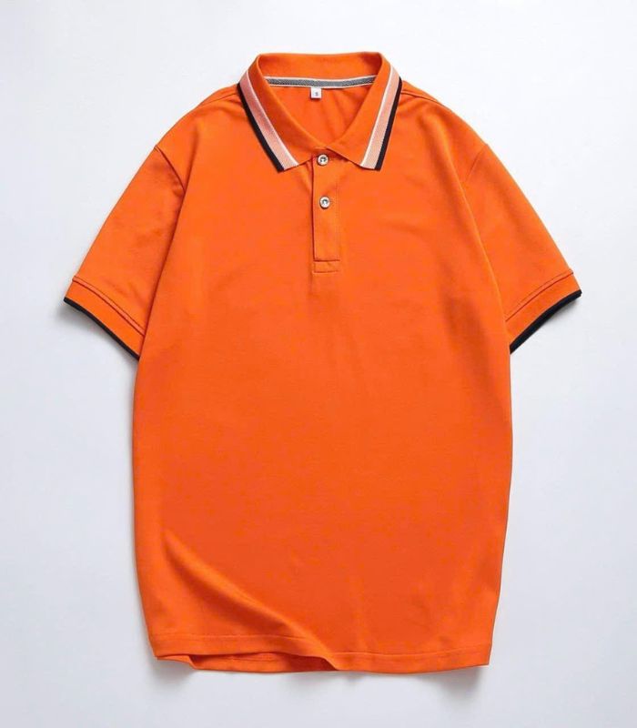 Áo polo đồng phục công ty màu da cam