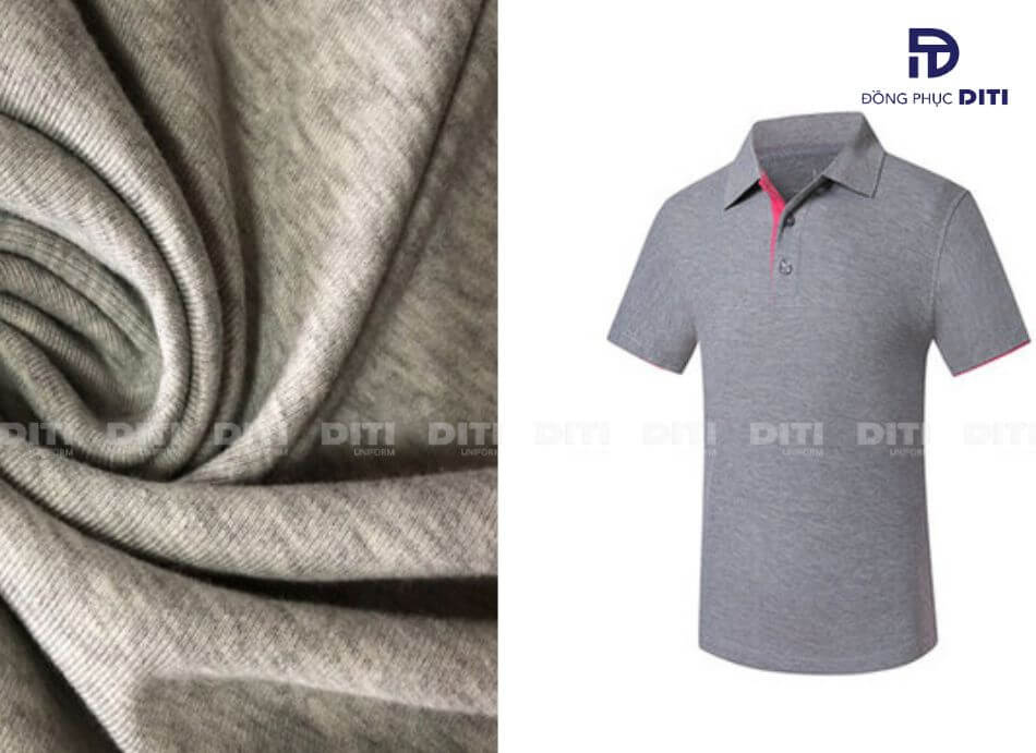 Vải cotton và polyester ứng dụng may áo đồng phục 