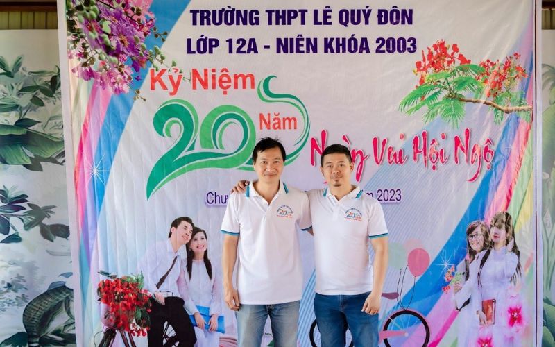 Áo đồng phục họp lớp kỉ niệm 20 năm gặp gỡ
