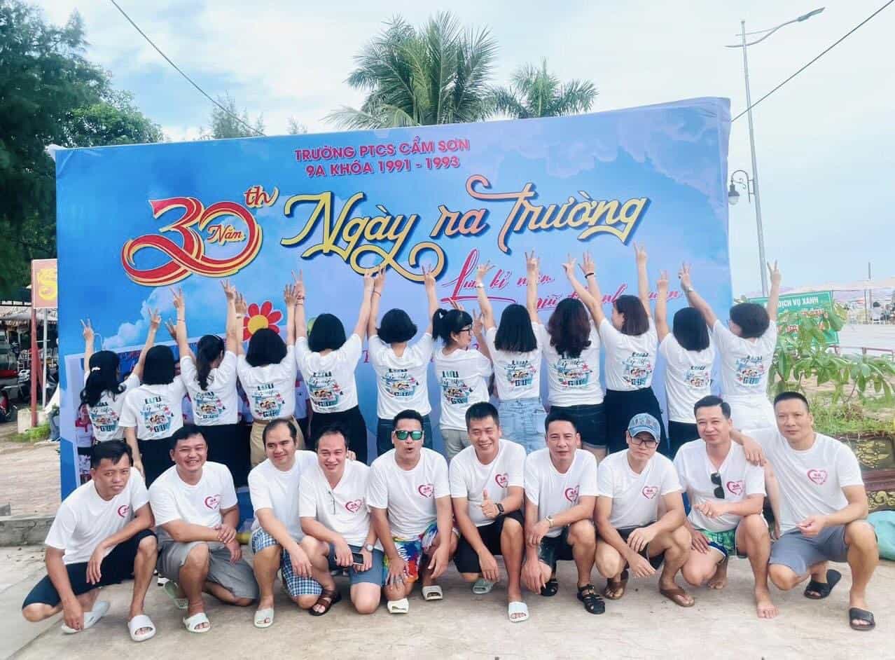 Áo đồng phục họp lớp 30 năm