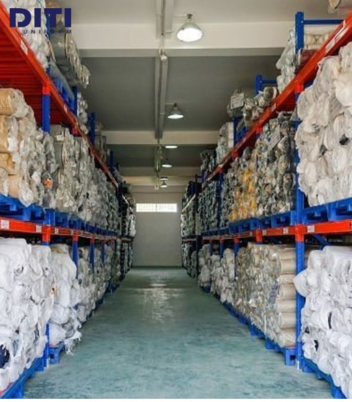 Kho vải may áo đồng phục