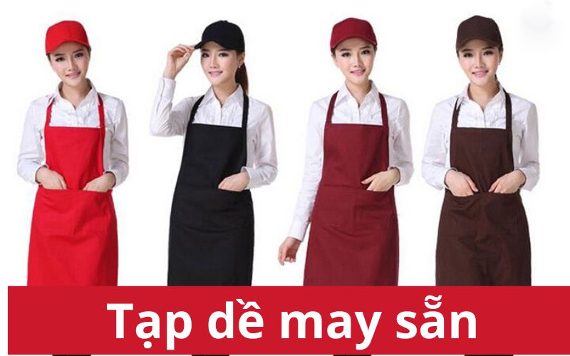 Tạp dề may sẵn