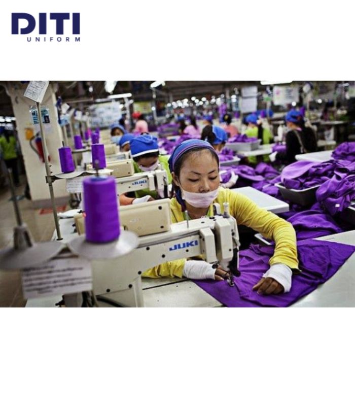 Xưởng may đồng phục áo thun