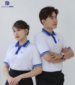 ao polo dong phuc fresh polo collection VNPT mau trang 5