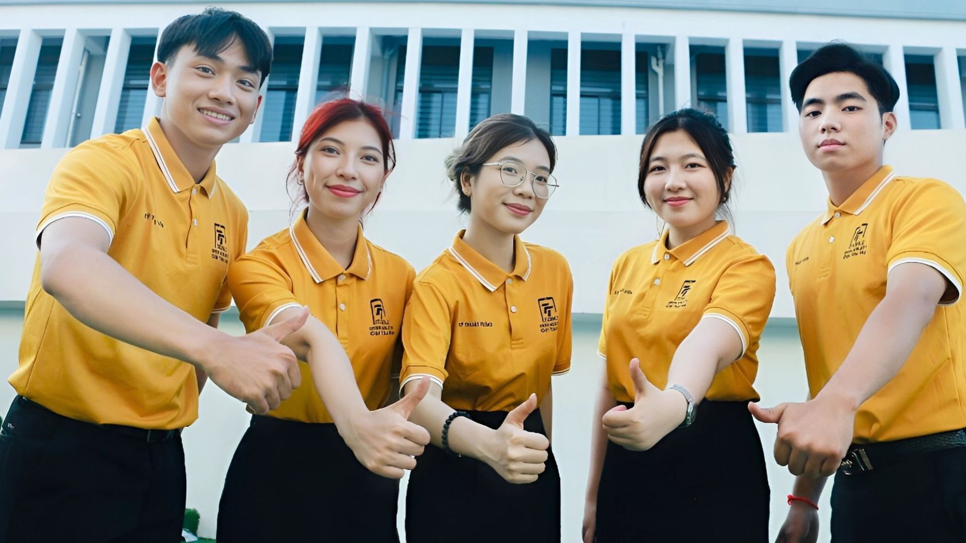 Áo thun đồng phục công ty thể hiện tinh thần đồng đội 