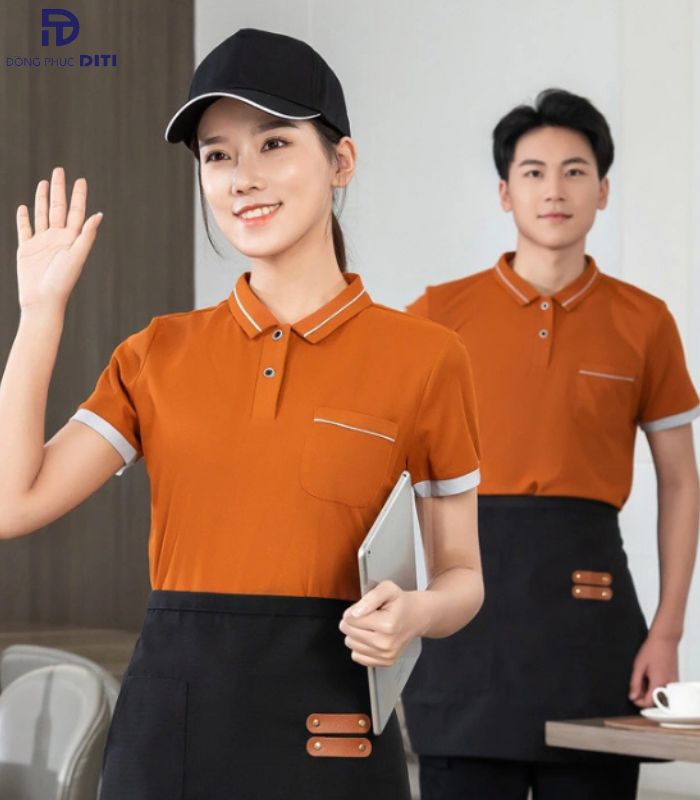 Áo đồng phục ngành F&B 2024 6 Đồng phục ngành F&B chuyên nghiệp