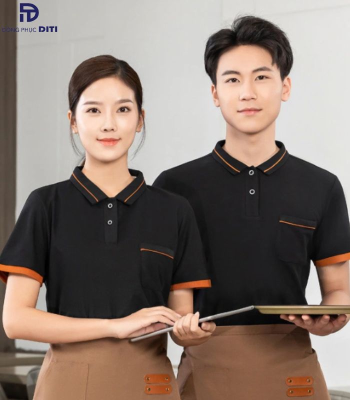Áo đồng phục ngành F&B 2024 1 đồng phục F&B lịch sự