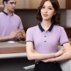 Áo thun đồng phục công ty màu tím