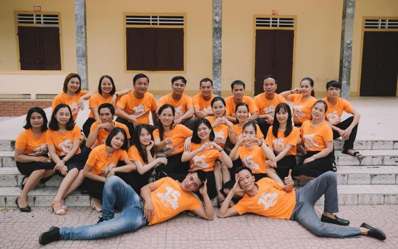 Kỷ niệm áo đồng phục họp lớp 15 năm