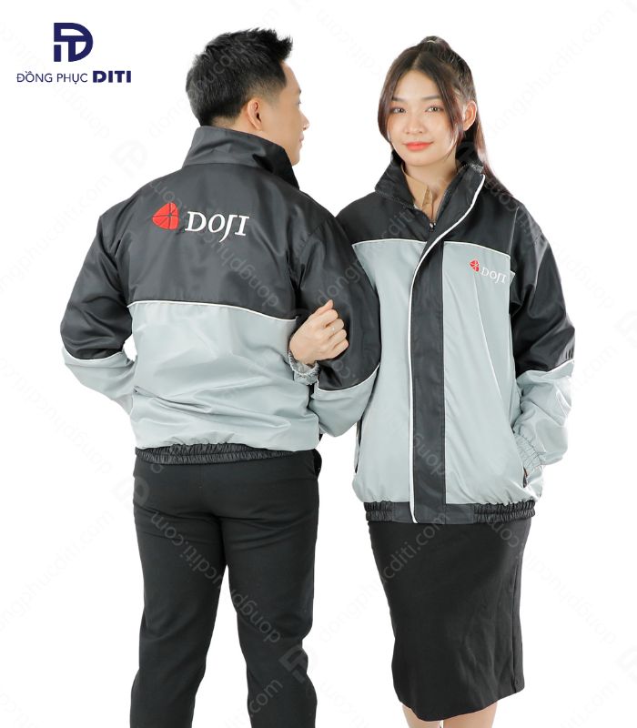 Đồng phục áo khoác DOJI- BST The Springpy 2 Đồng phục áo khoác DOJI thiết kế chuẩn nhận diện