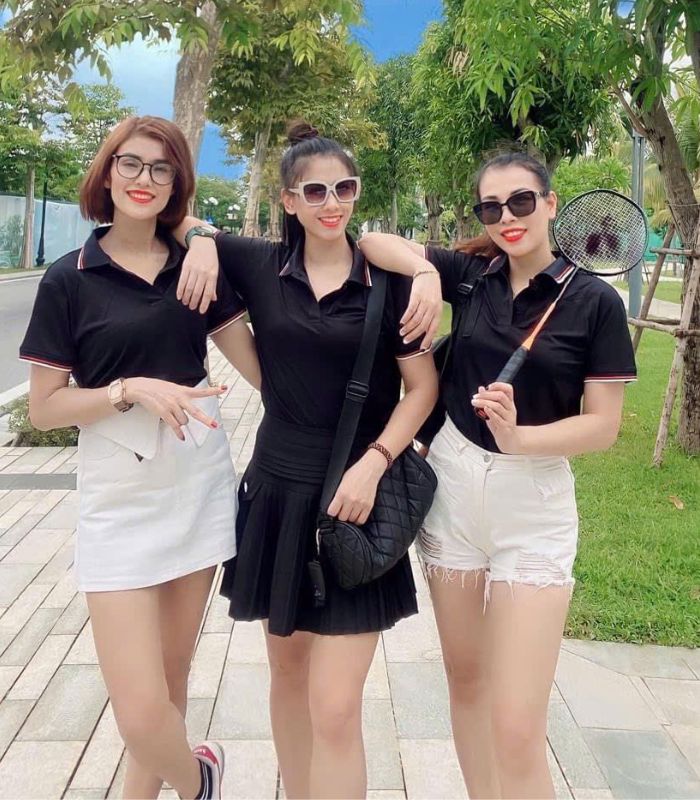 Áo thun polo du lịch năng động