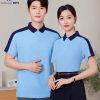 Áo polo đồng phục công ty xanh biển