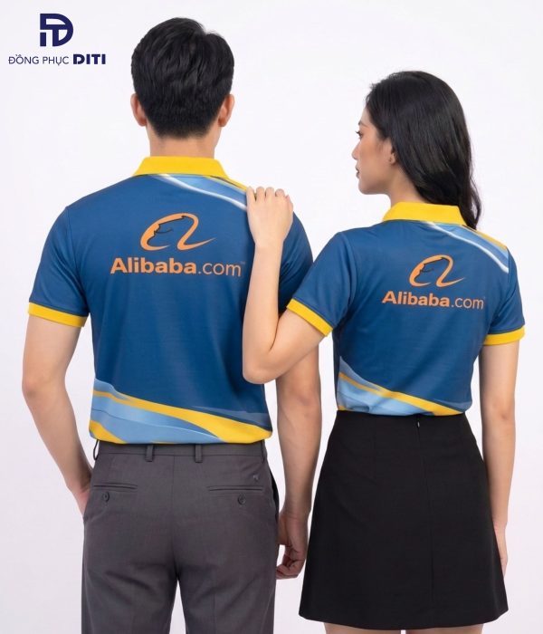 Áo Polo Đồng Phục Alibaba Xanh Navy